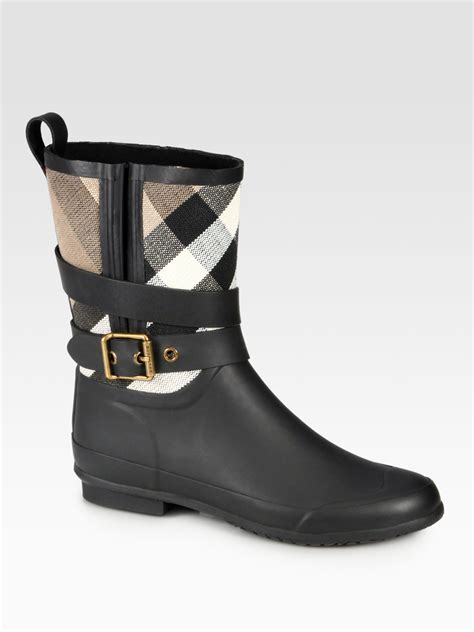 burberry rain boots big calves|burberry rain boots for women's.